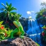 ¿Qué significa soñar con iguana verde?