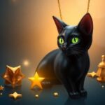 Amuleto de Gato Negro: significado y usos (Black cat charm)