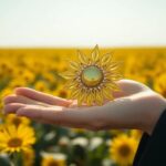 Broche de Girasol: significado y usos (Sunflower brooch)