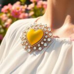 Broche de Margarita: significado y usos (Daisy flower brooch)