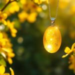 Colgante de Citrino: significado y usos (Citrine pendant)