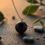 Colgante de Turmalina Negra: significado y usos (Black tourmaline pendant)