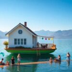 ¿Qué significa soñar con casa flotante?