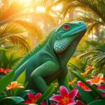 ¿Qué significa soñar con iguana muy grande?