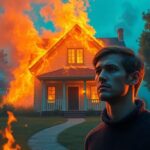¿Qué significa soñar con quemarse una casa?