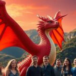 ¿Qué significa soñar con un dragón rojo?